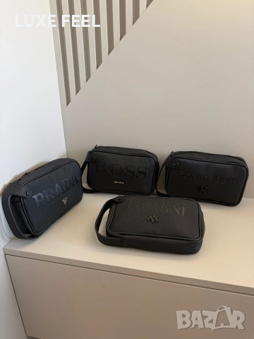 BOSS 🔹 PRADA 🔹 ARMANI 🔹 CALVIN KLEIN 🔹Мъжки Чанти , снимка 3 - Чанти - 54235029