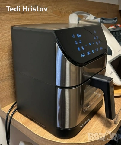 Фритюрник с горещ въздух XXL - 8 литра, 1800 W и 12 програми, снимка 2 - Уреди за готвене на пара - 53785093