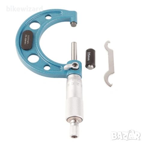 микрометър с точност 0,01 мм, неръждаема стомана – 25–50 мм НОВ