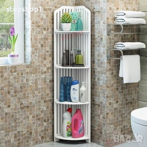 Водоустойчив ъглов шкаф за баня, кухня или хол, снимка 1 - Шкафове - 46102575