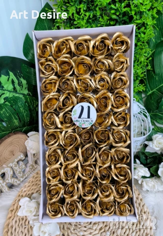 Сапунени рози , снимка 17 - Изкуствени цветя - 46398453