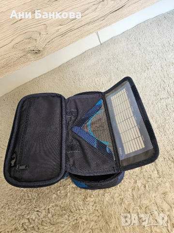 Ученически несесер Satch (Сатч) – модел Blue Camo, отлично състояние + бонус пособия, снимка 3 - Други - 53761151