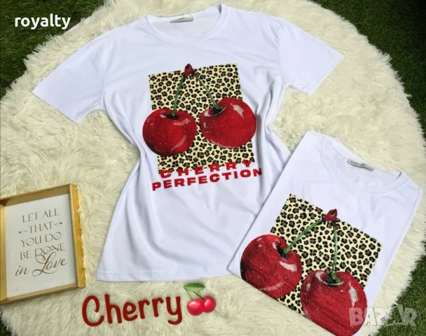 Памучни дамски тениски Различни дизайни , снимка 11 - Тениски - 50413235