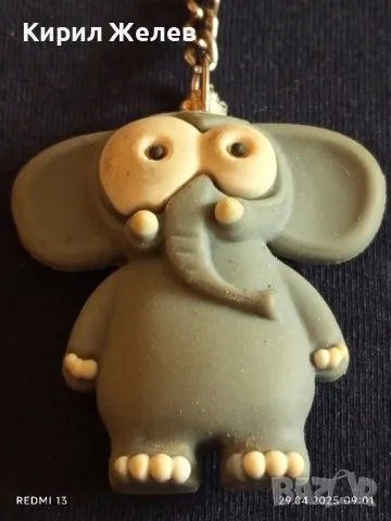 Весел ключодържател гумено слонче подходящ аксесоар за раници 25265, снимка 2 - Други - 50077070