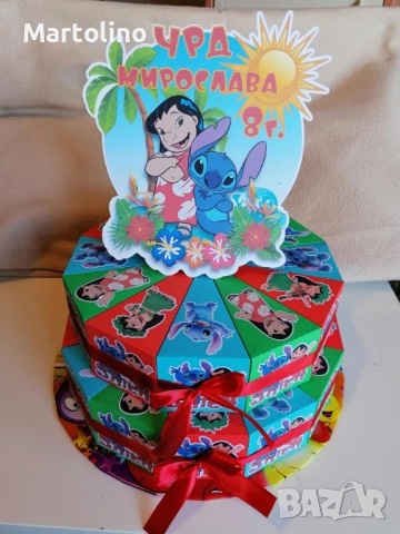 Картонена торта Baby Shark, снимка 6 - Други - 53049198