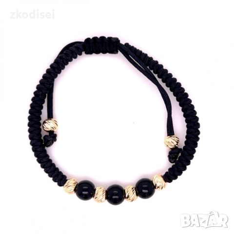 Златна регулируема гривна 1,0гр. 14кр. проба:585 модел:33630-6, снимка 1