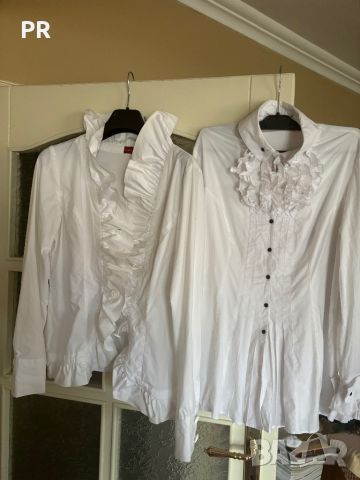 Дизайнерски бели ризи Галинел , снимка 7 - Ризи - 45698575
