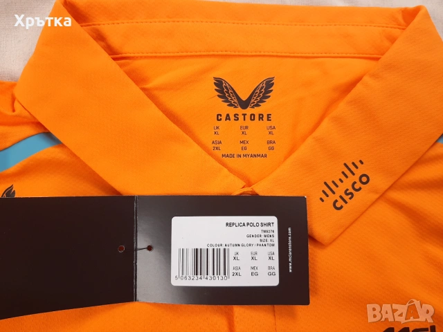 McLaren Formula 1 Team Polo Shirt - Оригинална мъжка тениска с яка, снимка 13 - Тениски - 53275609