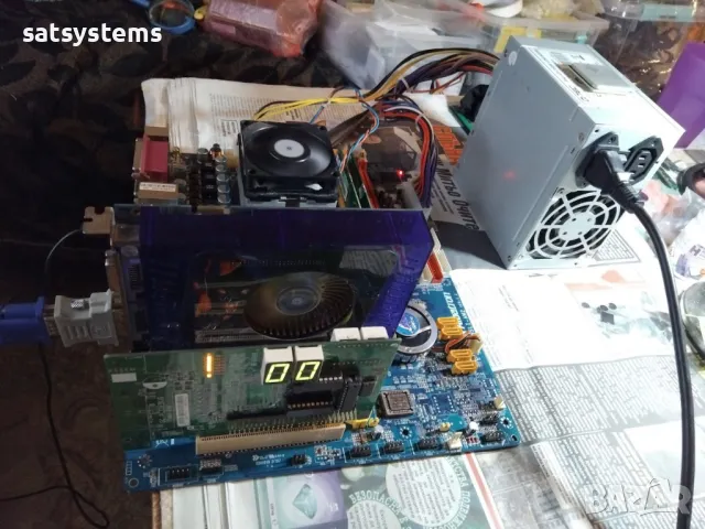 Дънна платка Albatron K8SLi-AM2 Socket AM2 CPU+FAN+RAM , снимка 8 - Дънни платки - 47888115