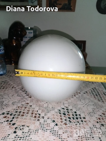 Продавам полилей глобус стъкло, снимка 8 - Полилеи - 49150458