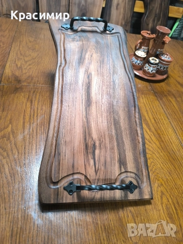 Орехови Дъски и Плата за Мезета, снимка 7 - Аксесоари за кухня - 49214477