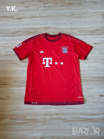 Мъжка тениска Adidas Climacool x F.C. Bayern Munchen x Lewandowski / Season 15-16 (Home), снимка 1 - Тениски - 46584670