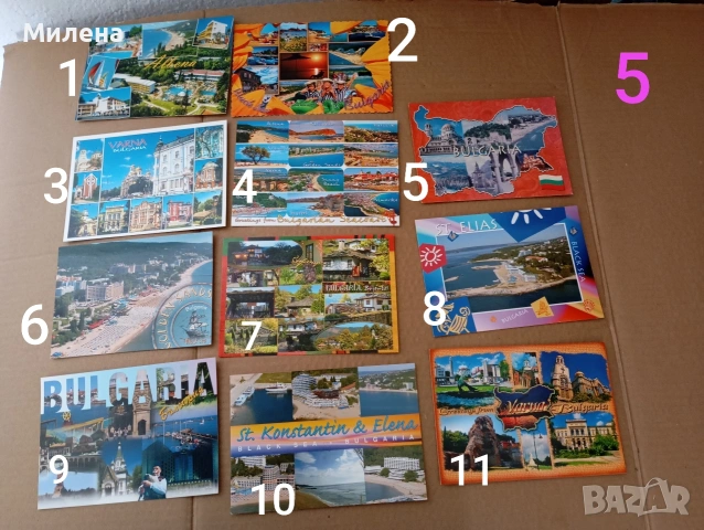 Поздравителни и туристически картички, снимка 6 - Други - 54283219