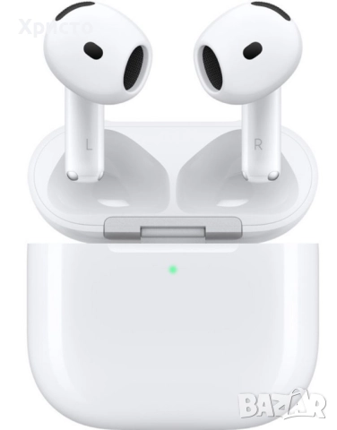 НОВО!!! Безжични слушалки Apple AirPods 4, бели   , снимка 2 - Bluetooth слушалки - 52337864