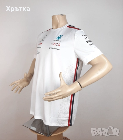 Mercedes AMG F1 Team - Оригинална мъжка тениска размер L, снимка 6 - Тениски - 52939168