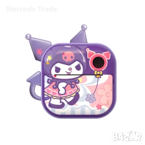 Детска камера с фотопечат Mercado Trade, Две камери, 48 MP, 2.5K UHD, 3 игри, снимка 2 - Образователни игри - 53441377