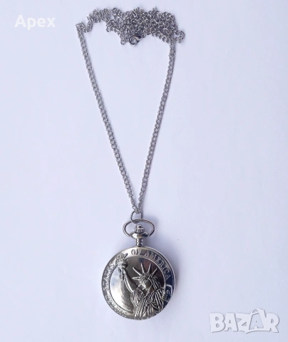 Луксозен Мъжки Джобен Часовник Верижка.Кюстек. Джобни Часовници с Верига.Ретро Часовник.Pocket Watch, снимка 5 - Джобни - 54169130