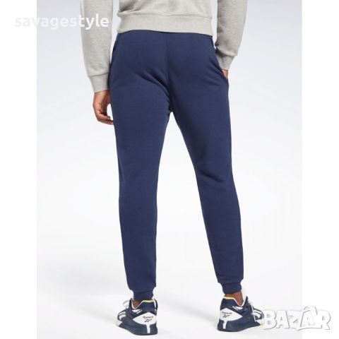 Мъжко спортно долнище REEBOK Identity Joggers Navy, снимка 2 - Спортни дрехи, екипи - 46623200