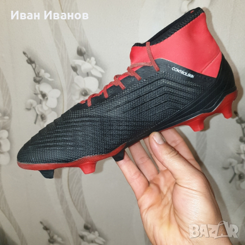 бутонки  Adidas Predator 18.2 Fg M  номер 40 ,5-41, снимка 11 - Футбол - 41316321