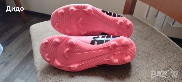 Nike Mercurial Superfly 9 Club FG/MG Junior - розово Размер 35,5 см, снимка 5 - Футбол - 53949136
