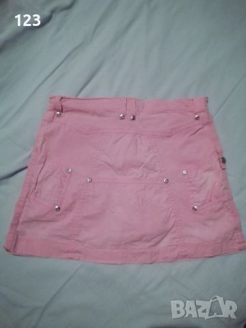 Комплект от тениска Пинко розовата пантера, интересна  пола с  панталонки и обувки в бонбонено розов, снимка 5 - Поли - 46307092