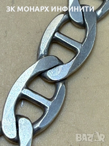 Сребърен ланец /925/, снимка 5 - Колиета, медальони, синджири - 54032634