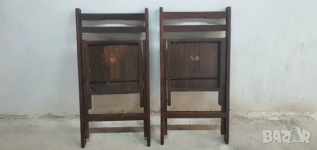 Сгъваеми столове винтидж антики, снимка 8 - Антикварни и старинни предмети - 49592276