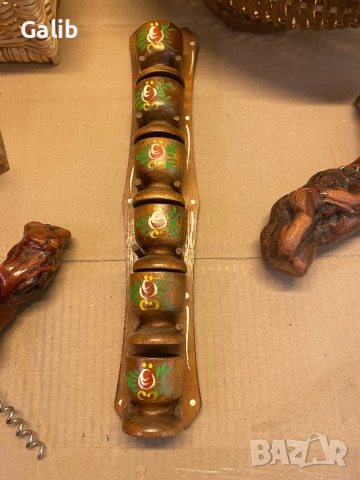 Принадлежности за битов кът, поставки за чаши от корк, френски тирбушон, чашки за яйца, снимка 2 - Антикварни и старинни предмети - 52437203