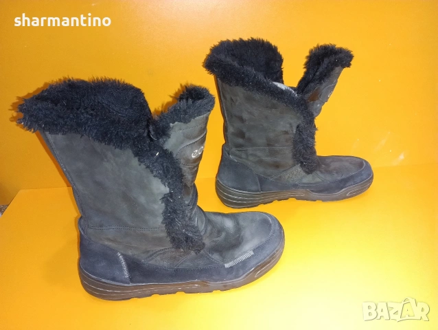 Ecco Hydromax N 38 кожени боти, снимка 8 - Дамски боти - 53487187