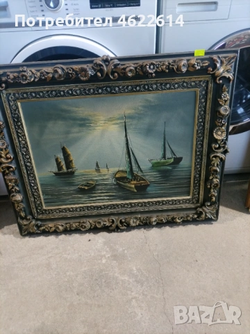 КРАСИВА АВТОРСКА КАРТИНА МАСЛЕНИ БОИ ВЪРХУ ПЛАТНО , снимка 5 - Картини - 53117767