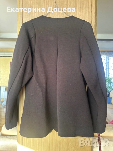 Тъмнокафяво сако Cos, снимка 2 - Сака - 52615848