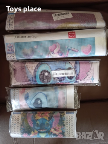 30*40см Диамантен гоблен Лило и Стич Lilo and Stitch , снимка 3 - Гоблени - 52429218