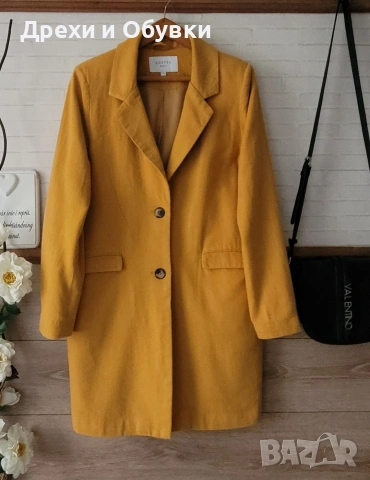 Пролетно есенен модел дълъг блейзър манто, снимка 6 - Палта, манта - 54095624
