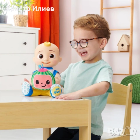 COCOMELON Музикална кукла Peek a Boo JJ Интерактивна Кукла Бебе Кокомелон, снимка 6 - Кукли - 53897657