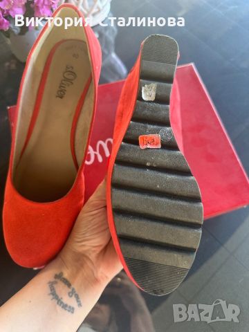Дамски обувки на платформа S. Oliver, снимка 4 - Дамски ежедневни обувки - 45332805