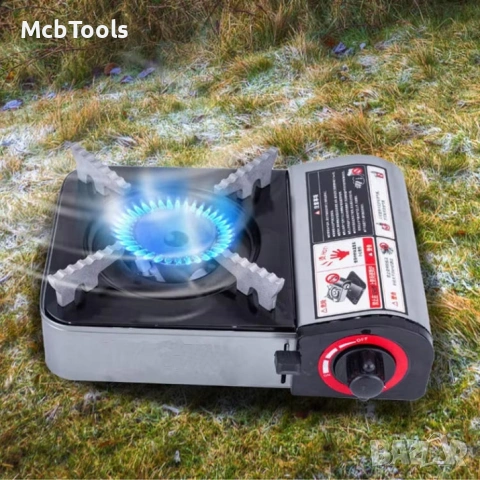 Мини преносим газов котлон за къмпинг, снимка 2 - Газови котлони - 54229366