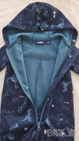 Детски софтшел гащеризон 9-12 месеца , снимка 2 - Бебешки гащеризони - 52677682