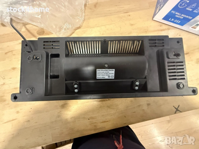 Стенен PTC отоплител и вентилатор LX-333 – 1800W, дистанционно управление и таймер, снимка 10 - Отоплителни печки - 53588094