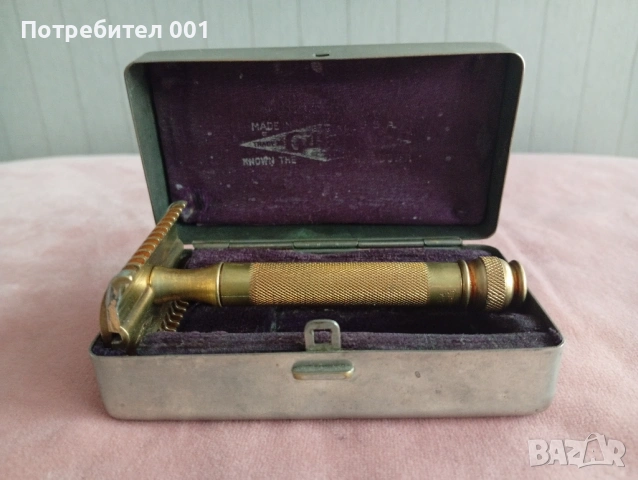 Антика Самобръсначка Жилет Gillette 1930та година, снимка 3 - Антикварни и старинни предмети - 53937795