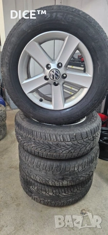 VW 16 5х112 лети джанти Фолксваген Тигуан Пасат Шаран. 215/65/16, снимка 6 - Гуми и джанти - 53235750