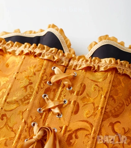 Дамски корсет и прашки KRS-DANT, 2 Части, Дантела, Бял, XS/S. m, снимка 15 - Корсети, бюстиета, топове - 53824582