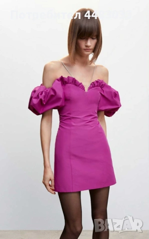 Mango официална къса рокля, размер 36, снимка 3 - Рокли - 53800949