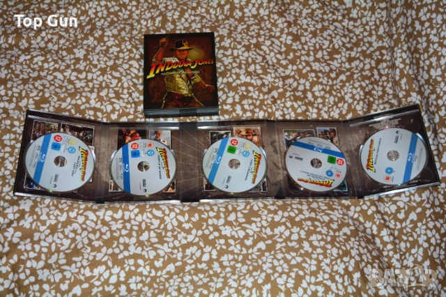 Блу Рей Индиана Джоунс Четирилогия Blu Ray, снимка 5 - Blu-Ray филми - 53221874