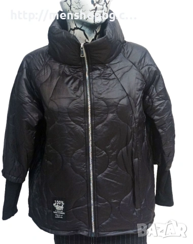 Късо пролетно яке - черно