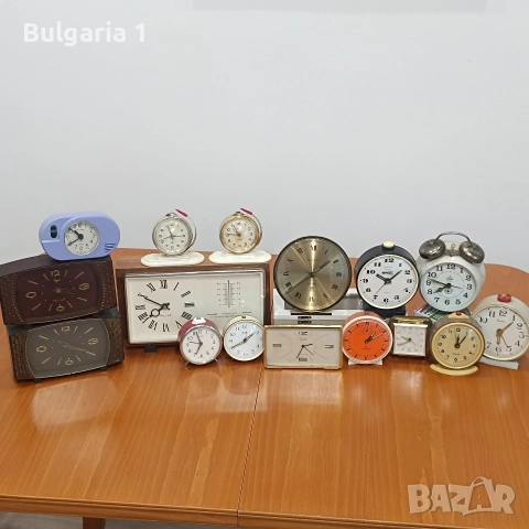 Руски/Немски/Китайски/Японски/Румънски будилници часовници , снимка 2 - Антикварни и старинни предмети - 49761232