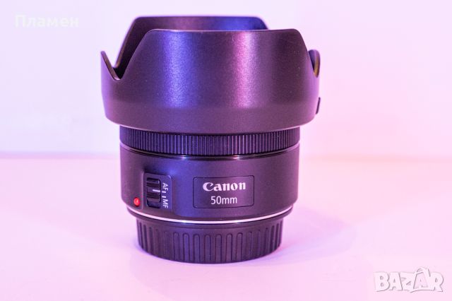 Обектив Canon EF 50mm f/1.8 STM, снимка 4 - Обективи и филтри - 45453758