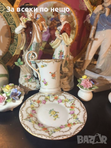 Dresden Germany  около 1900 - “Великолепният” Код P1968, снимка 3 - Декорация за дома - 53926718