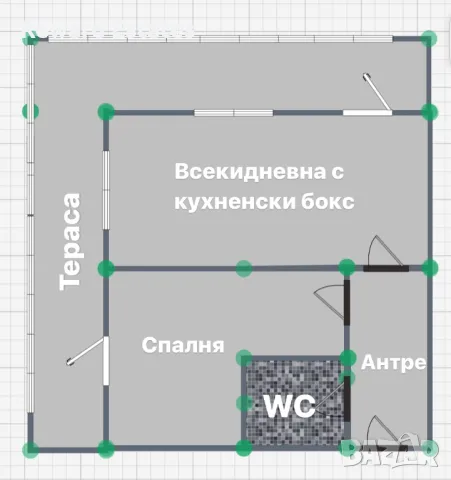 Продава се 2-стаен апартамент в кв. Овча купел , снимка 11 - Aпартаменти - 46980252