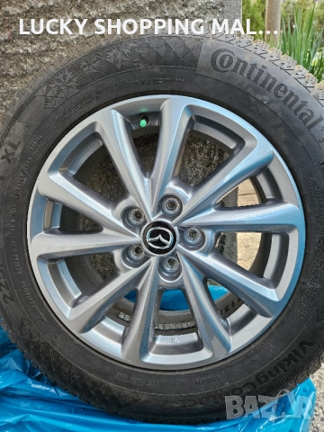 Гуми Continental Viking Contact 7 и джанти 17 5х114.3 Mazda, снимка 2 - Гуми и джанти - 52393286
