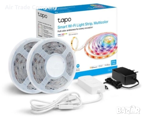 Безжична многоцветна LED лента TP-Link Tapo L930, 10 метра, снимка 6 - Лед осветление - 51568100